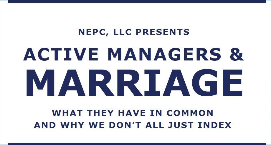 Active Managers & Marriage