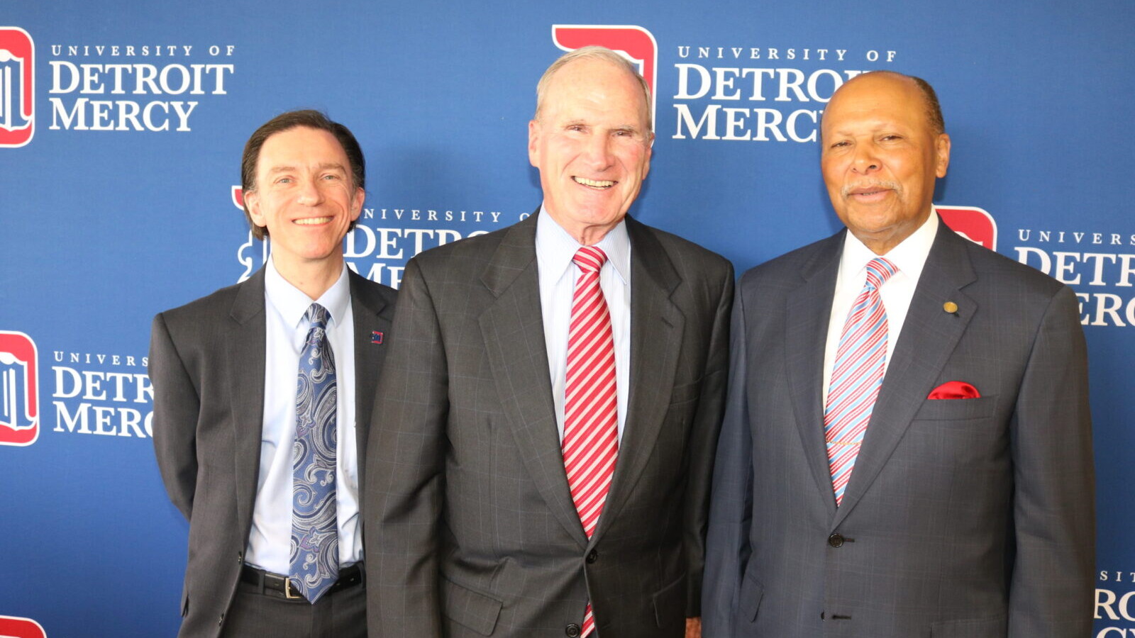 Dick Charlton at a University of Detroit Mercy event.