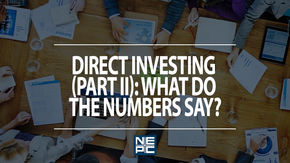 Graphic with the copy : Direct Investing (Part II): What do the Numbers Say?