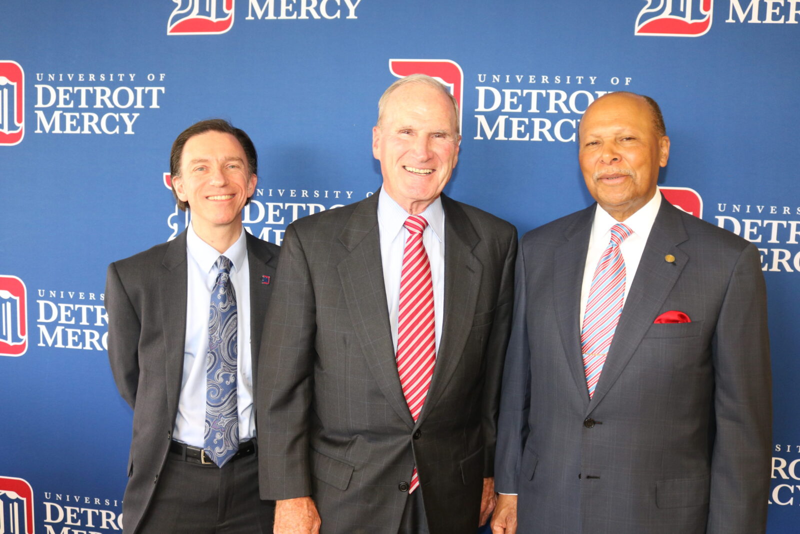 Dick Charlton at a University of Detroit Mercy event.