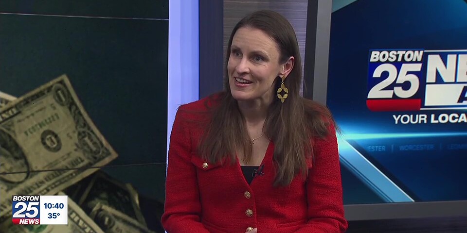 NEPC's Sarah Samuels on Boston 25 News speaking about her childrens book, Braving Our Savings.
