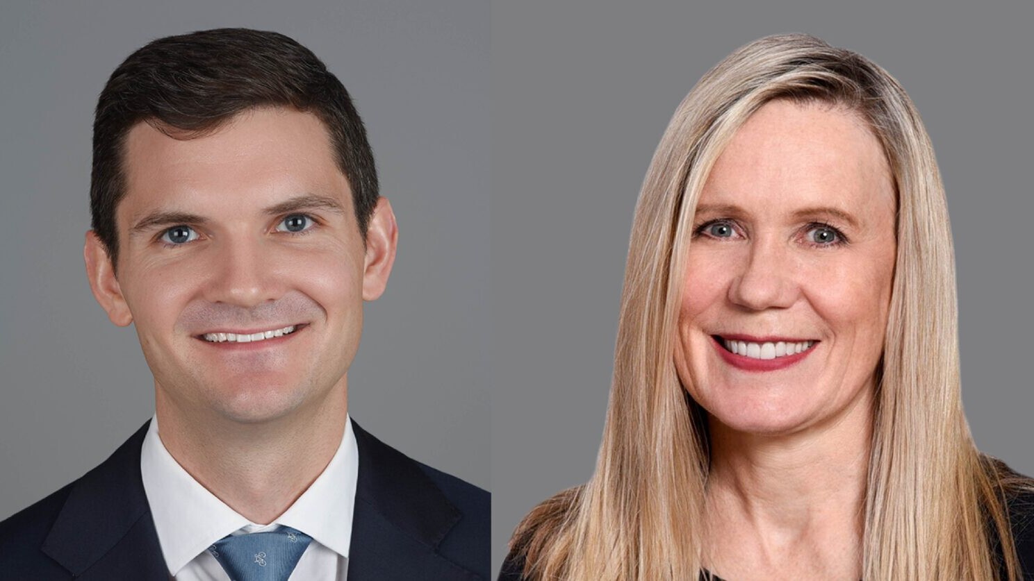 Headshots of NEPCs Colin Hatton and Kristi Hanson