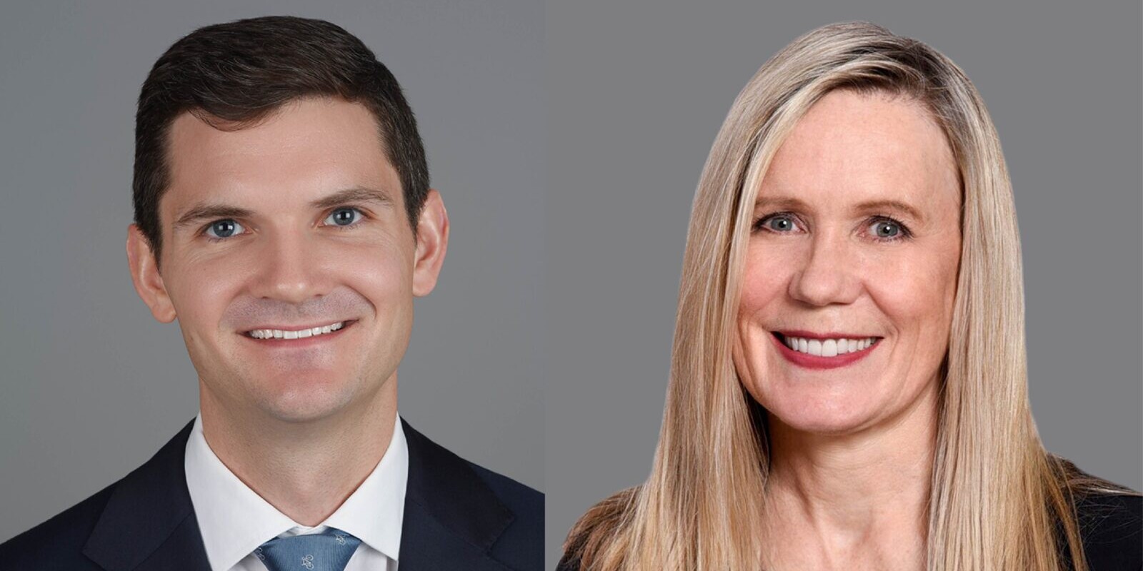 Headshots of NEPCs Colin Hatton and Kristi Hanson