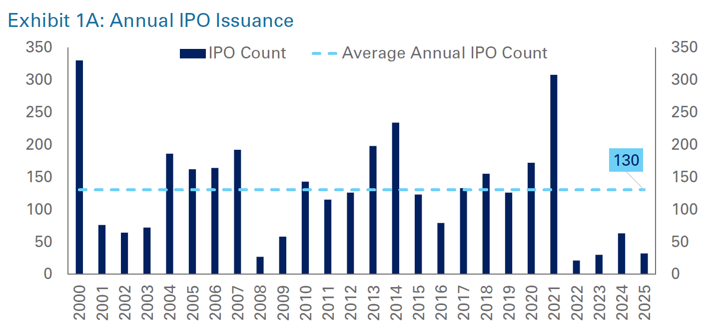 Chart of Annual IPO Issuance