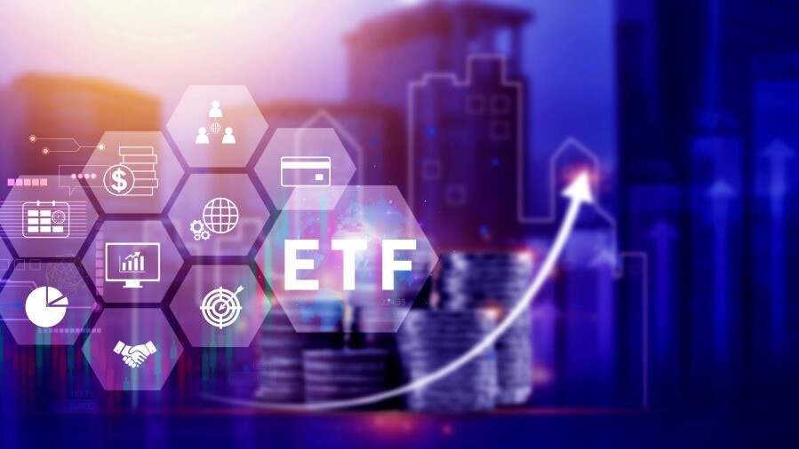 Downloaded Save to Library Preview Crop Find Similar File #: 936856573 ETF investment concept, Exchange Traded Fund, ETF stock options and stock market index fund, Growing Wealth in the Financial Market.