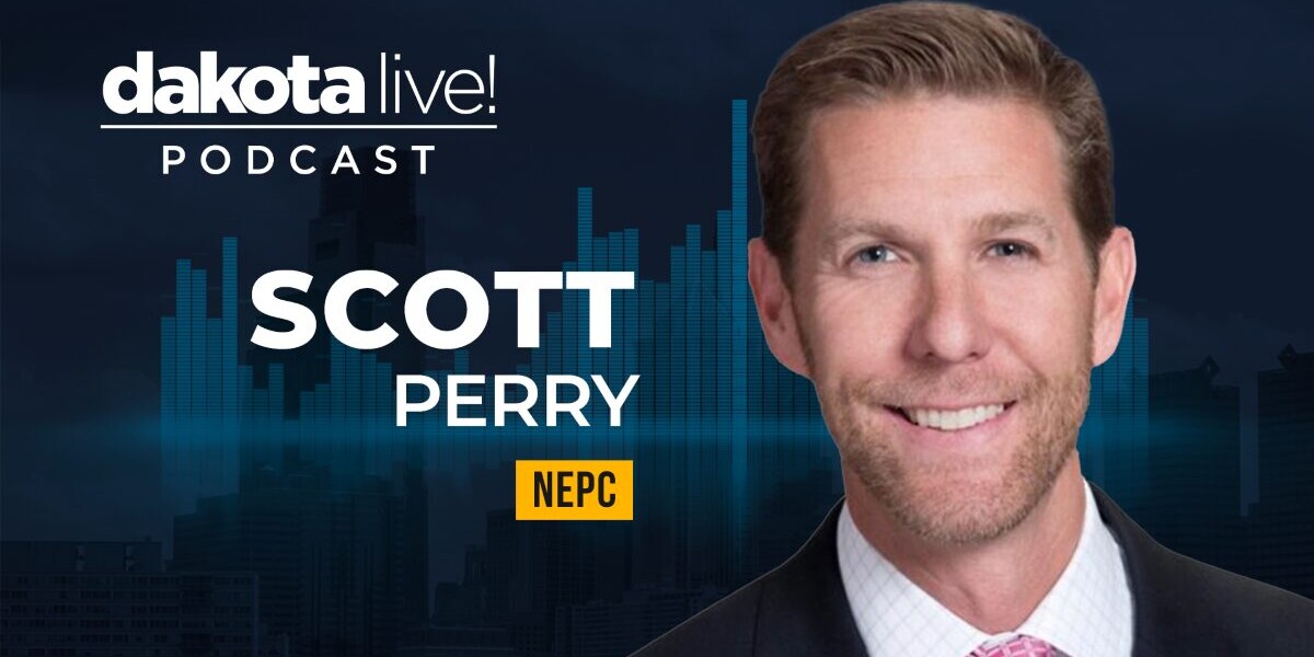 graphic of NEPCs Scott Perry appearing on the Dakota Live Podcast