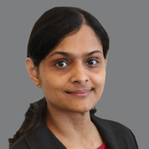 headshot of NEPC Principal, Sujatha Bhat