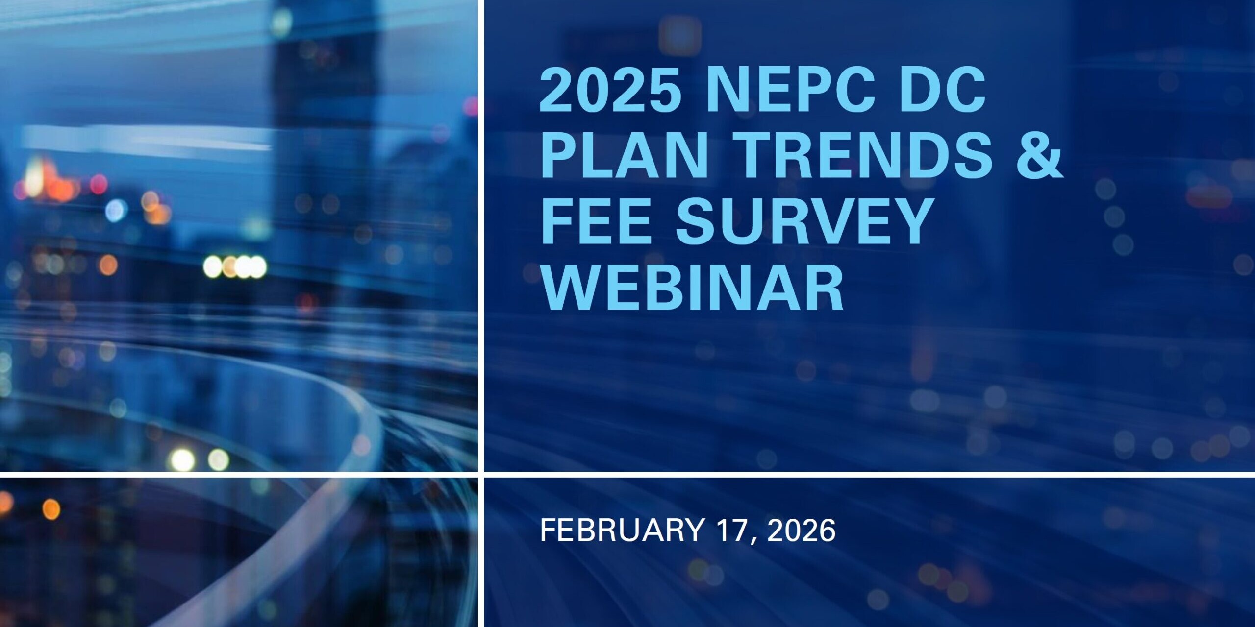 2025 DC Plan Trends & Fee Webinar Thumbnail