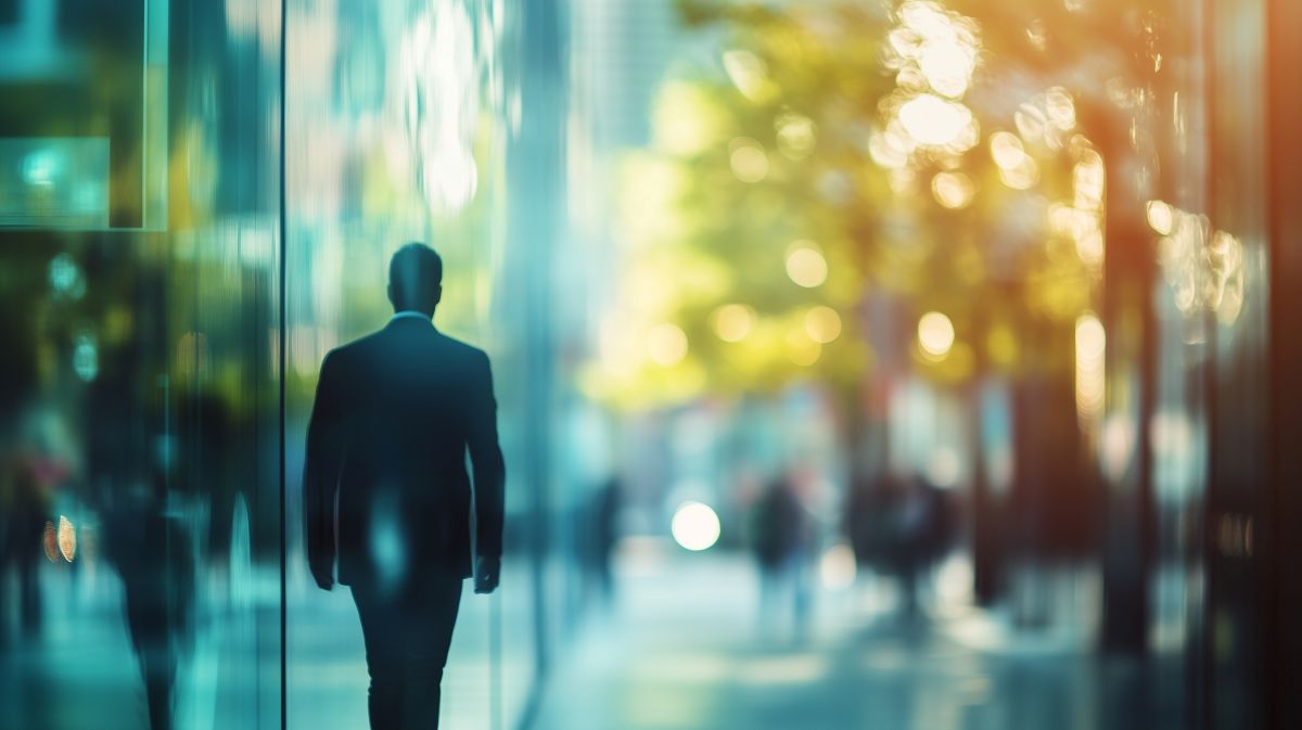 Blurred image of people walking down a city street. Equity private firms are the largest private equity firms in the world.