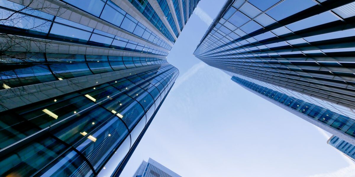 office building skyscraper, working & meeting