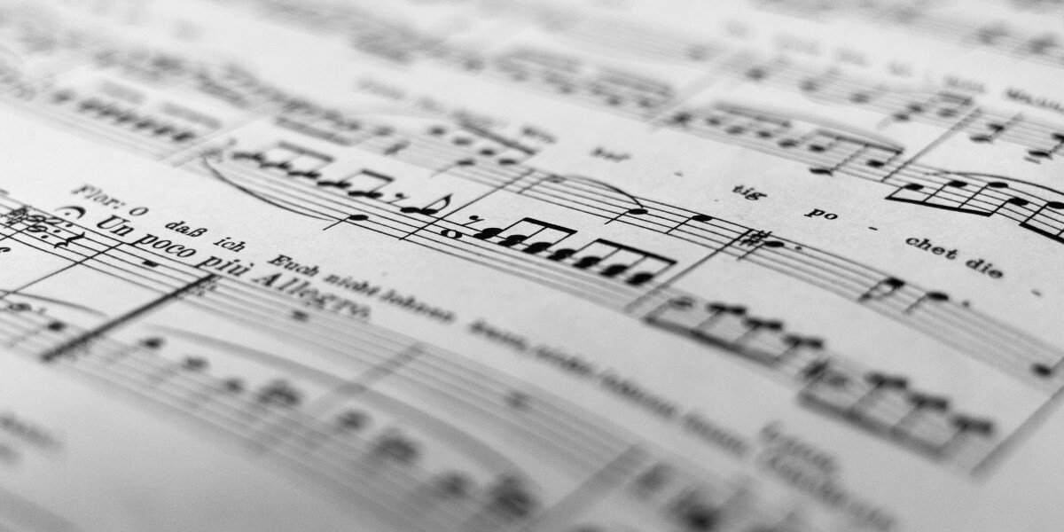 sheet of music