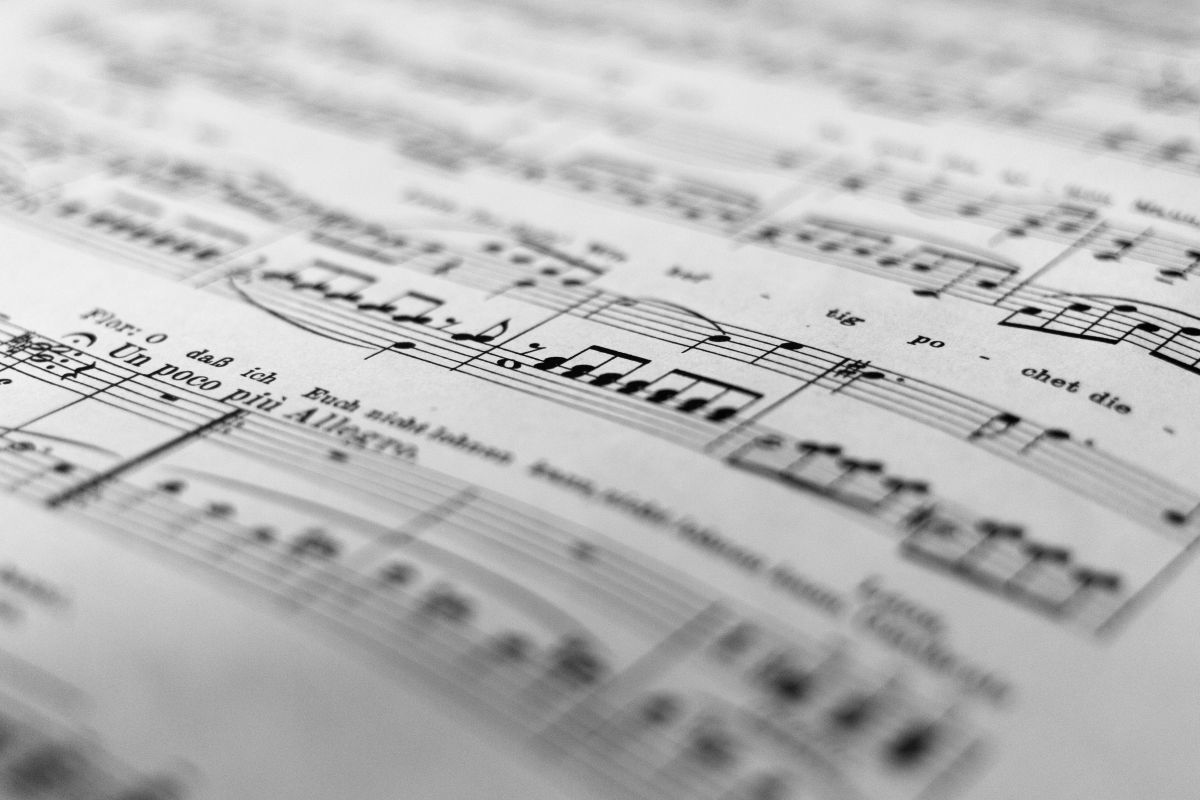 sheet of music