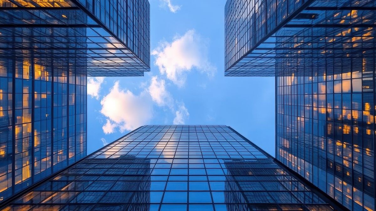 skyscraper with sky