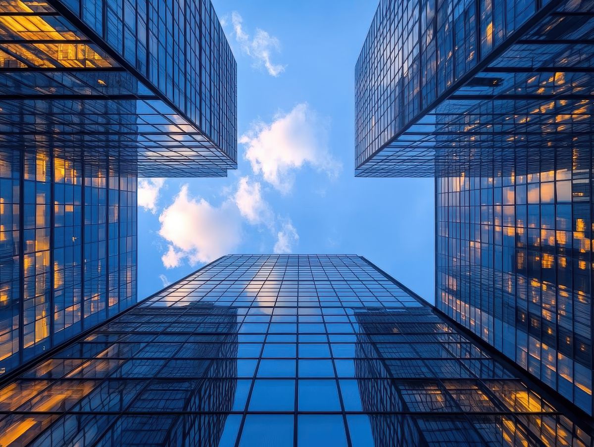 skyscraper with sky